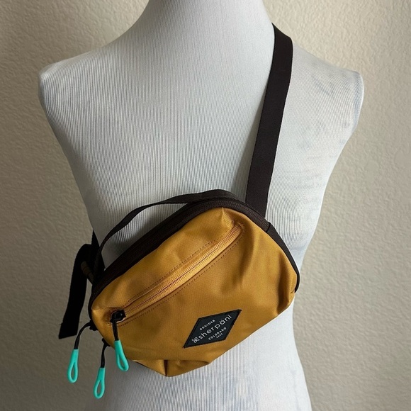 Sherpani Hyk Belt Bag Multicolor Canvas Crossbody Travel Bag Brand New - Picture 5 of 11